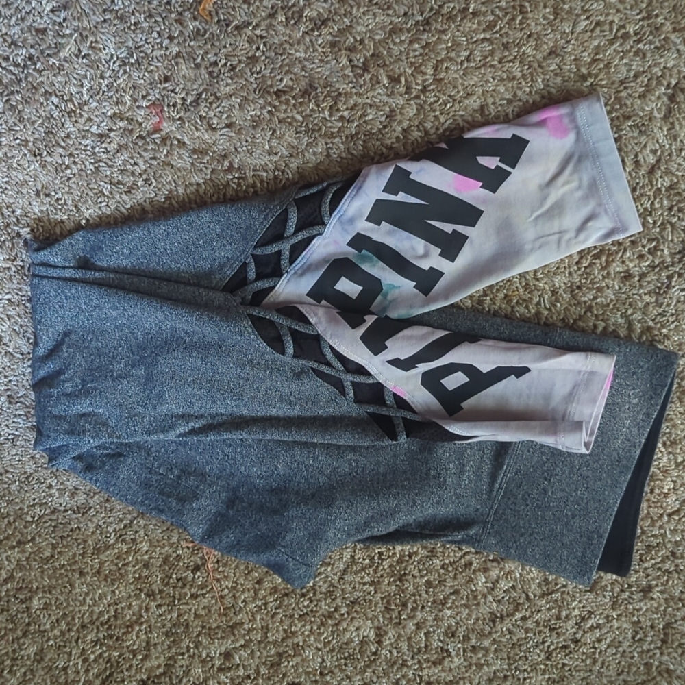 Pink Victoria secret yoga pants leggings
